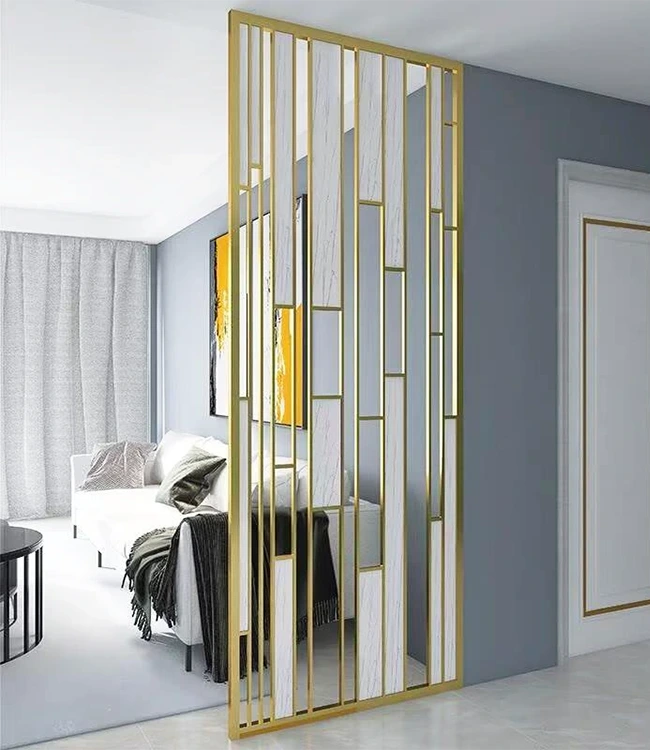 Modern Styles Stainless Steel Room Divider Ideas